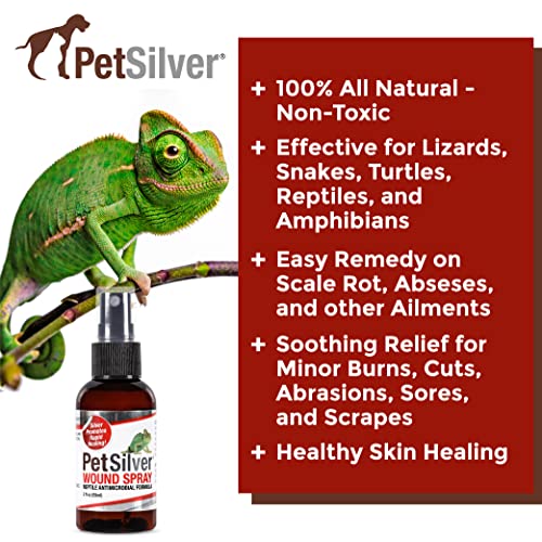 PetSilver Wound Reptile, Snake & Amphibians Formula with Chelated