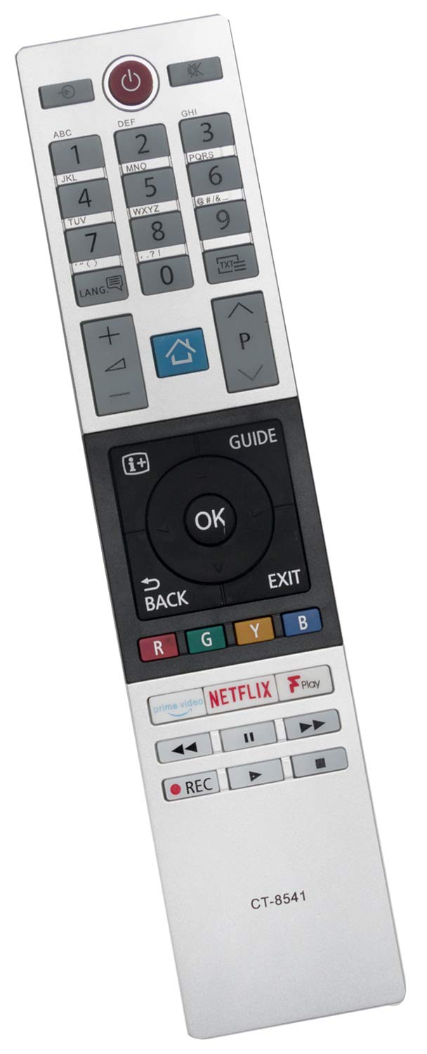 ALLIMITY CT-8541 RC42150P Remote Control Replace for Toshiba HD Ready TV 32D2863DB 32L2863DB 49U6863DB 55U5863DB 65U6863DB 24D2863DB 32W2863DB 40L2863DB 43U6863DB 49L2863DB 49V6863DB 43UL5A63DB