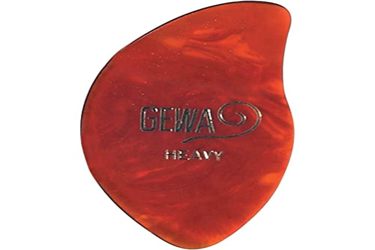 GEWA plectrum/pick Bassman for electric bass, large curved shape, 12 pieces