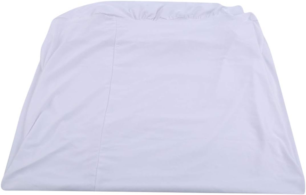 Winwinfly Stretch Cover Spandex Table Cover Fit Cocktail Tablecloth Event Decoration,White