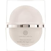Forever Flawless HYDRA-PM Night Cream - Infused with Vitamins and 100% Natural Diamond Powder - Anti-Aging Anti-Wrinkle Face Cream for Men and Women - White Diamond Collection FF15, (1.76 oz)