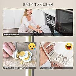 Kjfeoiye Egg Slicer, Egg Slicer for Hard Boiled