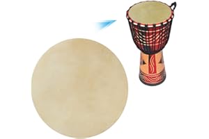 Demeras Bongo Drum Head Transparent Sound, For Training Exercise For Drum, African Drum And Etc. (9.0 inch), Demeras60ct5wfn8i-02