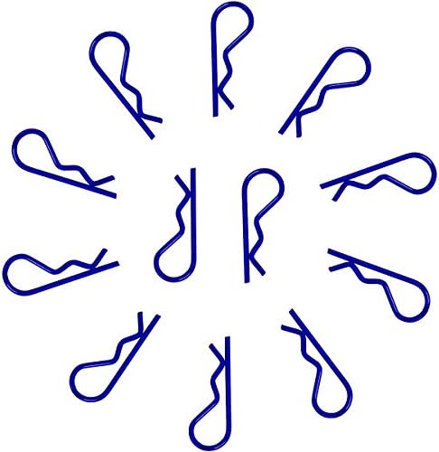 Blue Body Clips Pins (12) for 1/8 Scale Traxxas ARRMA Team Associated Losi Redcat
