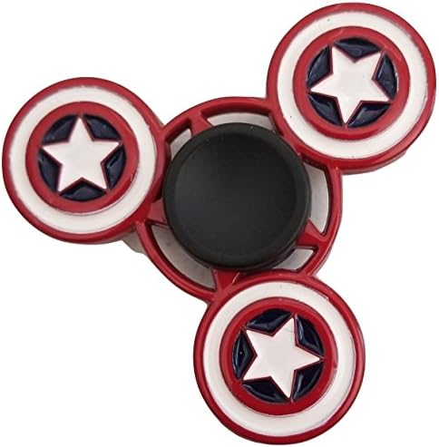 Metal Fidget Spinner Relieve Stress Reduce Anxiety America Spinner Toy (cap2)