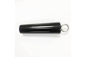 GRILLJOB Premium Insulated Grill Rotisserie Spit Rod Handle with Ring, Compatible with Blaze Bull and Many Grill Brands, Fits: 1/2 Inch(12mm) Hexagon & Round Spit Rod