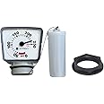 1ft-8ft Adjustable Float Gauge for Oil/Fuel/Heating/Water Tanks, 1.1/2" With Backnut Oil Tank Level Monitor, Oil Tank Level Gauge, Water Level Sensor, Tank Level Sensor, 0-250cm Reversible Scale
