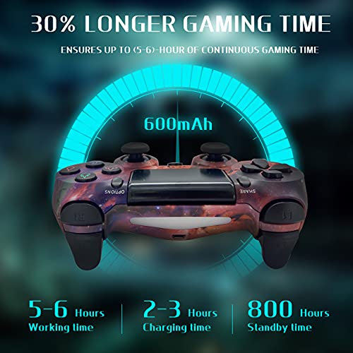 Wireless Controller for PS4, Dual Vibration Gamepad Compatible