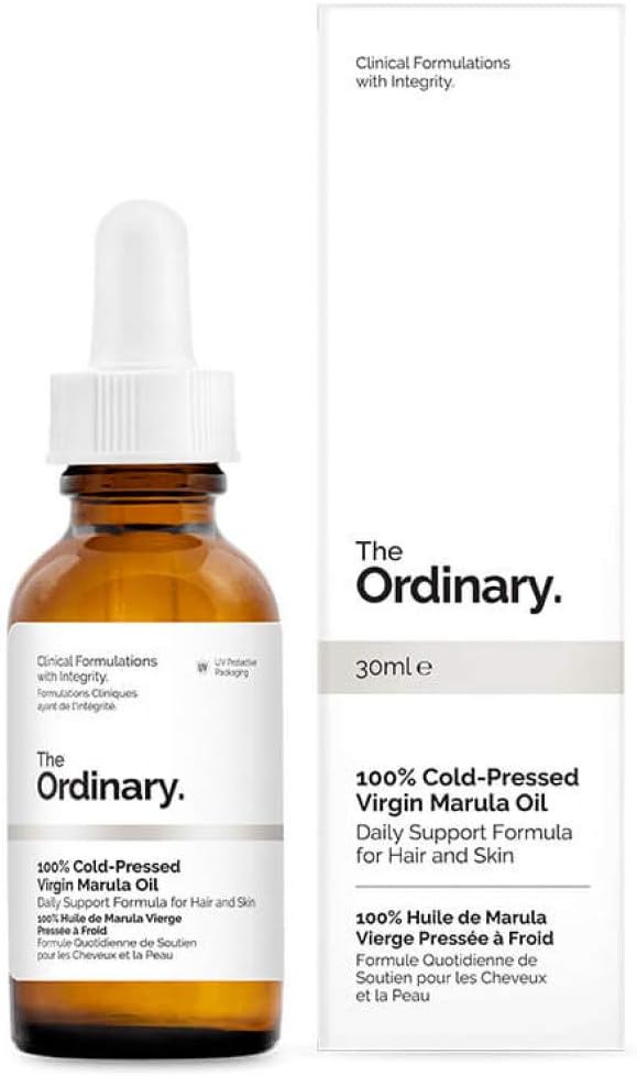 The Ordinary 100% Cold-Pressed Virgin Marula Oil, Antioxidant-Rich, Unrefined Oil for Radiant Skin 30ml, Amber, 30 ml (Pack of 1)