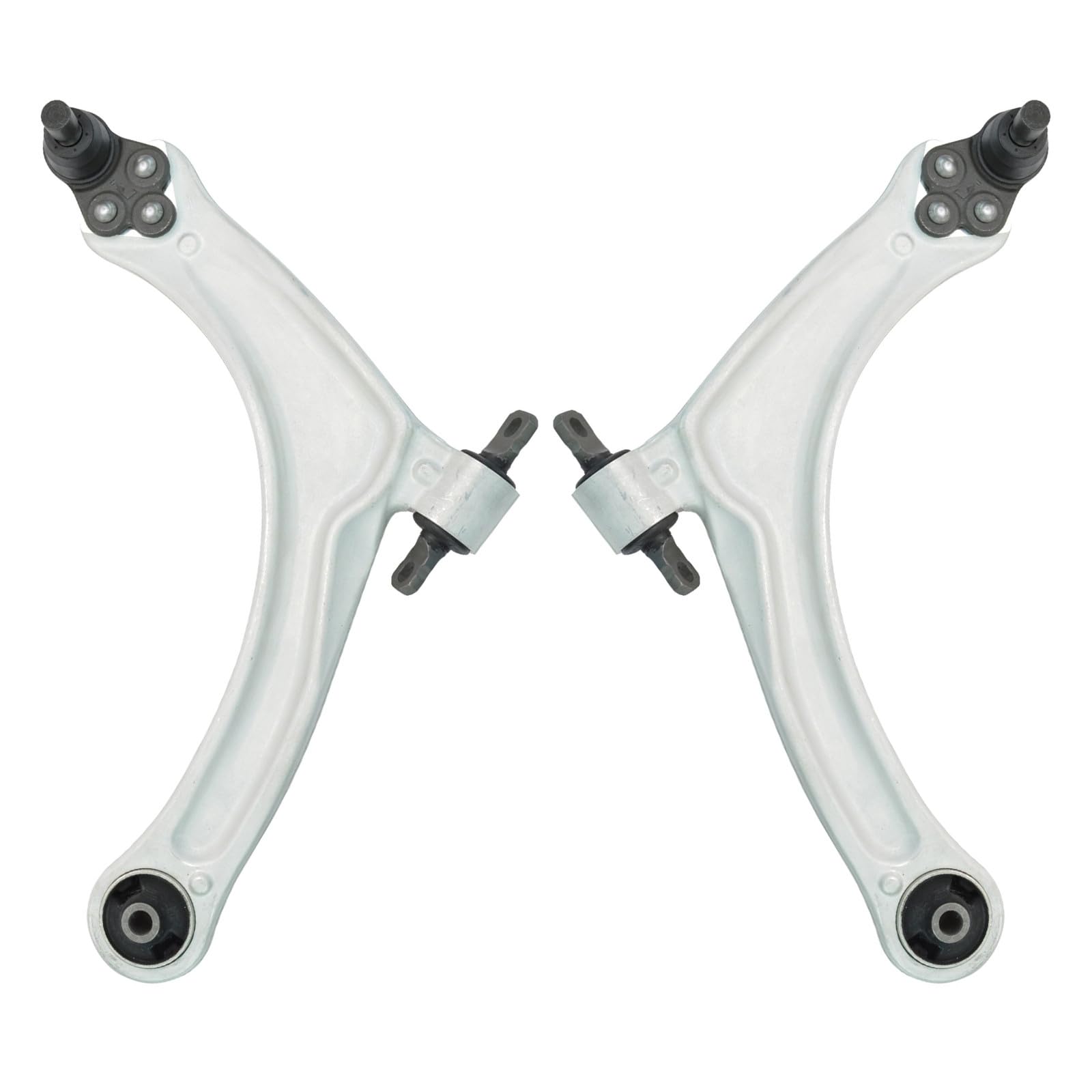 TRQ Front Lower Driver and Passenger Side Control Arm and Ball Joint Set 2 Piece Compatible with 06-10 Chevrolet Cobalt Sport Suspension 06-07 HHR 08-11 HHR LS LT 07-09 Pontiac G5 Sport Suspension Image