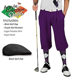 Argyle Paradise Outfit - Mens OOOO: Black Purple