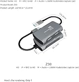 Dawafit 4K HD USB Video Capture Card Game Recording Live Broadcast Stream view 7
