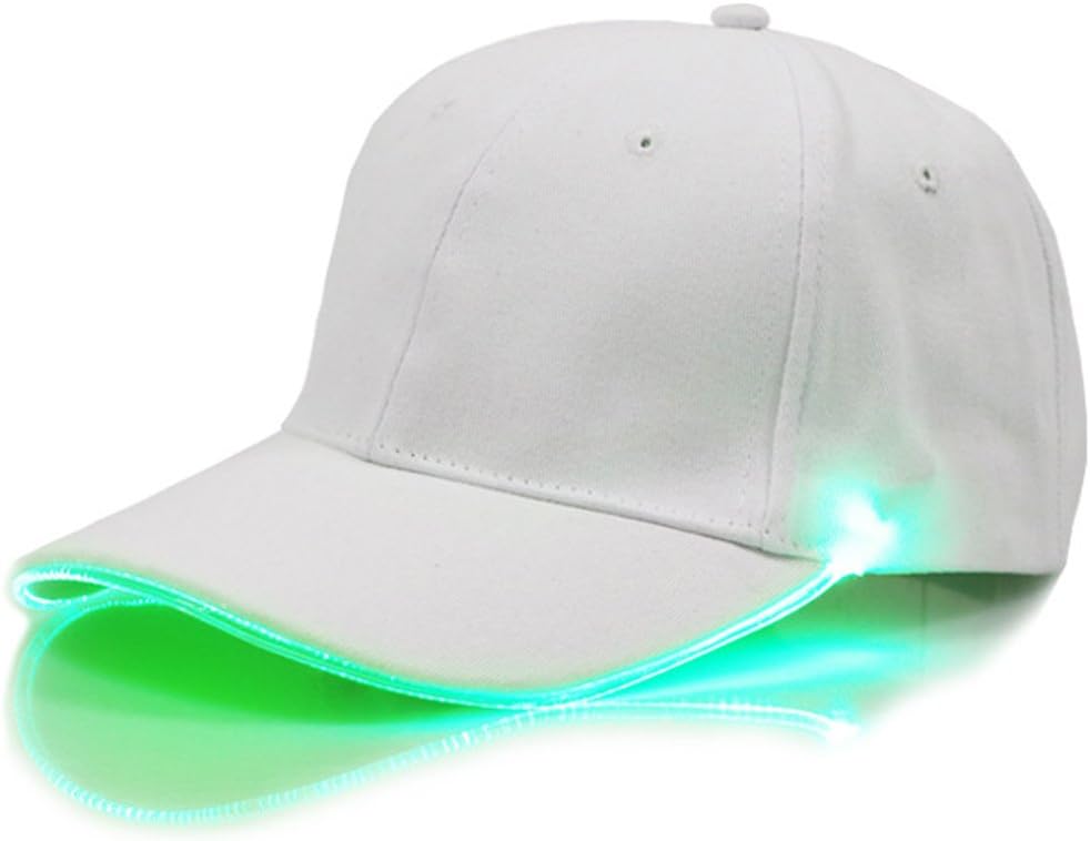 HONGZHESHEN Flashing Colorful LED Light up Show Baseball Cap Flashing Bright Women Men Sport Hat for Hip Hop Party,Jogging,Camping,Christmas Led Hat, (03)