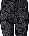 VIV Collection Plus Size Printed Brushed Capris (Shadowy Beauty)