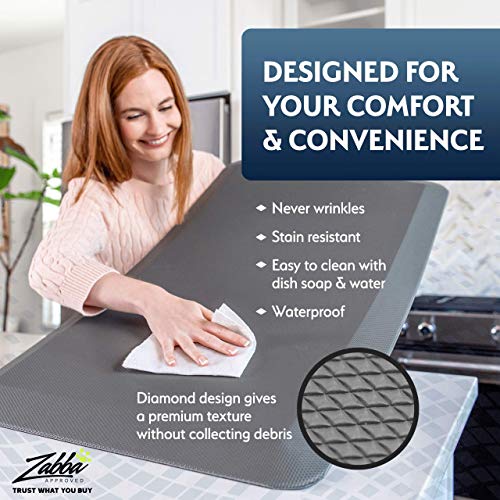Sky Solutions Anti Fatigue Mat Cushioned 3/4 Inch Comfort Floor Mats for Kitchen, Office