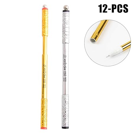 Outgeek 12PCS Magnetic Pen Kreative Multifunktionale Teleskop Schreibstift Stress Reducer Spielzeug Stift