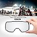 OutdoorMaster OTG Ski Goggles - Over Glasses Ski/Snowboard Goggles for Men, Women & Youth - 100% UV Protection (Black Frame + VLT 98.9% Clear Lens)