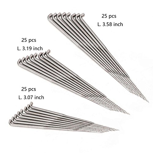 80 Pcs Needle Felting Kits Wool Felting Needles Tool, Needle Felting Supplies- 75 Pcs Needles(3 Lengths 3.58 in/ 3.19 in/ 3.07 in, 25 Each) with 3 Pcs Needle Felting Pen and 2 Pcs Leather Finger cot - Thumbnail 5