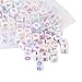 Pandahall 50g/250pcs Mixed Color Acrylic A-Z English Letter Alphabet Cube Beads DIY Word Message Bracelet Spacer Charm Jewelry Makings 6x6mm