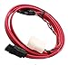 Syba SATA to Mini SATA Cable with Molex Power Adapter (CL-CAB40042)