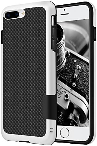 iPhone 7 Plus Case, GOSHELL Hybrid Impact 3 Color Bumper Case Shock-Absorption Anti-Scratch Durable Rugged Protective Soft TPU &amp; Hard PC Cover for Apple iPhone 7 Plus(5.5-Inch) - Black