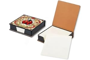NDNXYXGS Ladybird Diamond Painting Kit Note Box,Memo Paper Storage Box Diamond Art,Sticky Note Holder Diamond Art,Diamond Painting Memo Pad for Office Desk. (Ladybird)