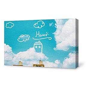 Canvas Wall Art for Living Room,Bedroom Home Artwork Paintings Beautiful Sky Ready to Hang - 12x18 inches