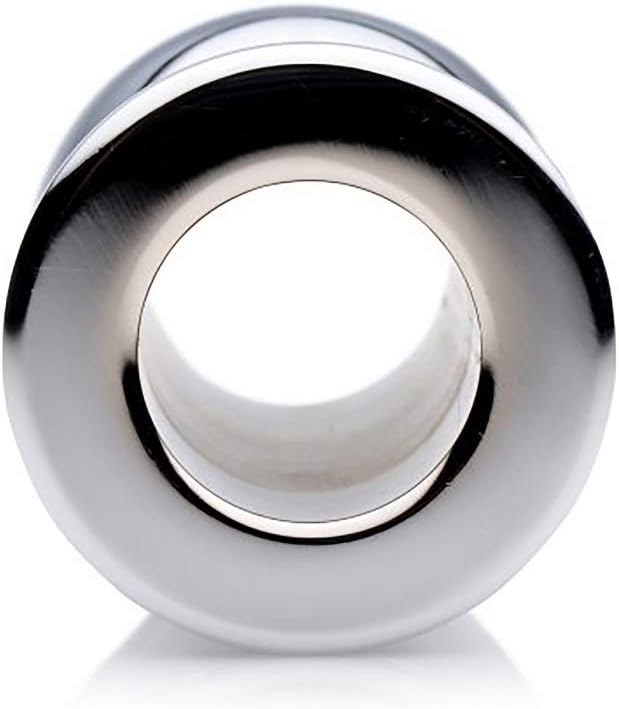 Master Series Medium Abyss 1.7-Inch Hollow Anal Dilator, 180 g, Grey - Image 5