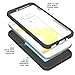 Poetic Revolution-HTC-Bolt-Black Case, Revolution Series, Premium Rugged, Shock Absorption and Dust Resistant, Complete Protection Hybrid Case with Built-in Screen Protector - Black