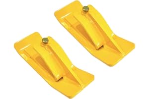 Pocono Metal Craft Tractor Bucket Ski Edge Turf Tamer Skid Protector (Safety Yellow)