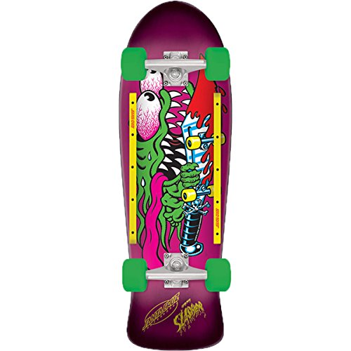 Santa Cruz Slasher Cruzer 80s Complete Skateboard,10.1in x 3