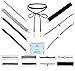 8 Piece Boho Chic Choker Set - Women and Girl - Adjustable - Leather Velvet and Lace - No Broken