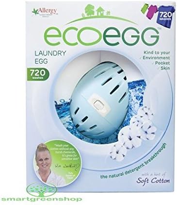(10 PACK) - Ecoegg Laundry Egg Soft Cotton | 720 wahe washes | 10 PACK - SUPER SAVER - SAVE MONEY