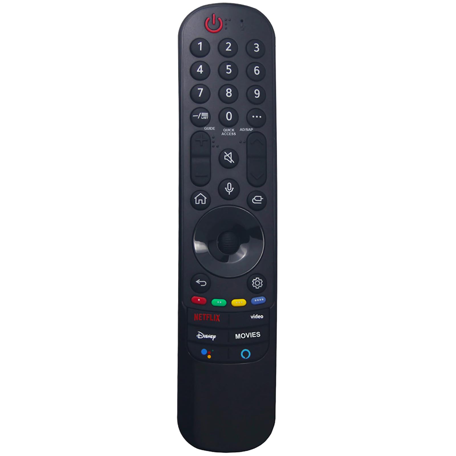 MR21GA IR Remote Control for LG Smart Movies TV QNED99/QNED90/NANO99/NANO90/NANO85/NANO75/UP80/UP75