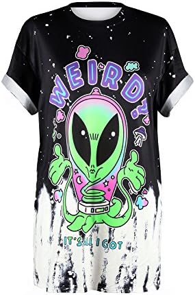 MHOTCIG Fashion Couple Tops Women Summer Casual T Shirt Punk Sleeve Printed T-Shirts
