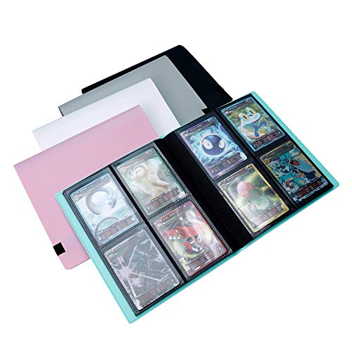 Trading Card Binder Sleeves Standard Size Card Collection Mini Binder