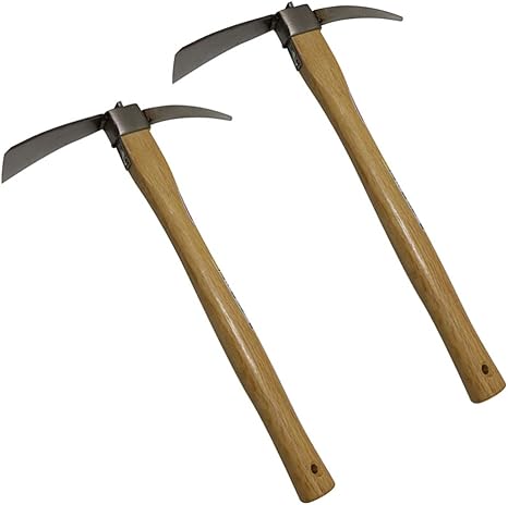 Amazon Fenteer 2本 くわ 園芸 鍬 鋤 作業 土づくり 植え付け 掘削ツール 雑草 草削り ステンレス 木製ハンドル くわ Amazon Fenteer 2本 くわ 園芸 鍬 鋤 作業 土づくり 植え付け 掘削ツール 雑草 草削り ステンレス 木製ハンドル くわ