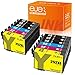 E-jet Remanufactured Ink Cartridge Replacement for Epson 252XL ( Black,Cyan,Magenta,Yellow , 12-Pack )