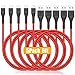 3Pack 6ft USB C Cable, CyvenSmart 3A Faster Charger Cable Cord, Premium Nylon USB-C to USB-A Fast Charging Type C Cables Compatible for Samsung Galaxy S10 / S9 / S8 / Note 8,LG V20 / V30 / V40