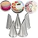 Katoot DIY Rose Petal Icing Piping Nozzles Set Stainless Steel Cake Cream Decorating Tips Baking Bakeware Cupcake Pastry Tools Kit (1)