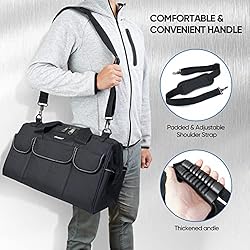 TICONN 16in Tool Bag with Waterproof Soft