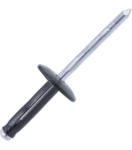 Chevron Blue 3/16 Large Head Tri-Fold Exploding Aluminum Mandrel Pop Rivets