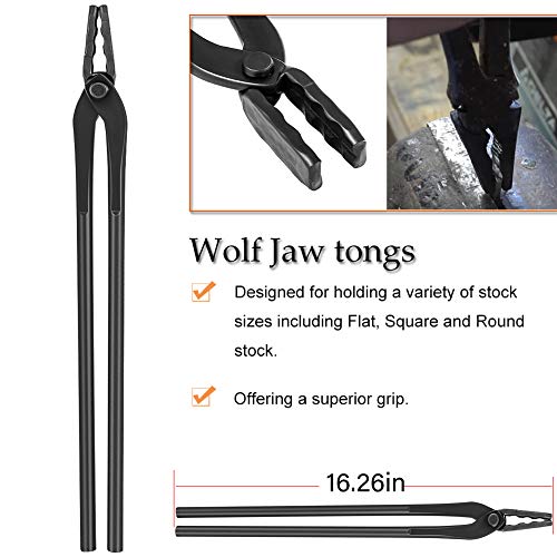 Knife Making Tongs Set Bladesmith Blacksmith Knife Tong Anvil Vise