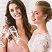 Cate & Chloe McKayla 18k White Gold Plated Dangling Earrings with Swarovski Crystal, Classic Drop Dangle-Earrings, Best Silver Earrings for Women, Small Solitaire Hook Drop Earrings w/Swarovski