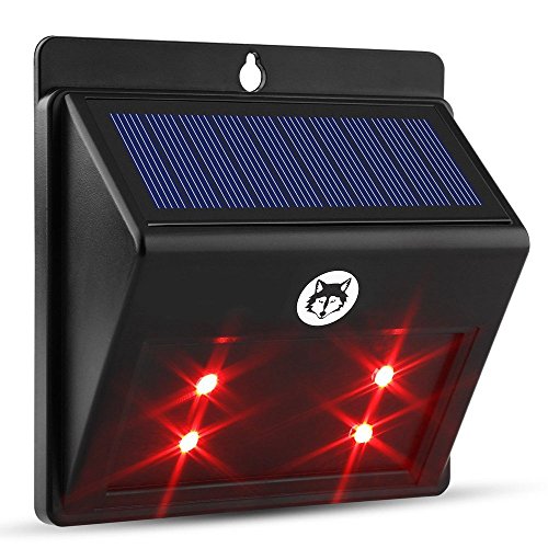 Fillixar 4 Led Predator Lights, Coyote Deterrent, Nocturnal Animal Repeller Predator Eye, Skunk Repellent, Racoon Repellents, Solar Predator Control Lights Fillixar 4 Led Predator Lights, Coyote Deterrent, Nocturnal Animal Repeller Predator Eye, Skunk Repellent, Racoon Repellents, Solar Predator Control Lights