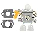 Harbot 308054043 Carburetor with Gasket Primer Bulb for Homelite Ryobi 308054034 308054028 26CC Trimmer Blower