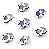 a Pair of Blue 10g - 40g Blue Numeral Custom Weights for Titleist Scotty Cameron Putters