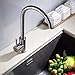 Kitchen Sink Faucet Mixer Taps Modern Monobloc Swivel Spout Single Lever Handle Chrome Tap