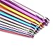 11 Different Size Multicolour Aluminum Tunisian/afghan Crochet Hook Needle by DINGJIN