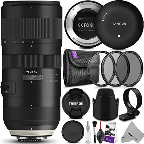Tamron SP 70-200mm F/2.8 Di VC USD G2 Lens For Nikon F Cameras W/Tamron Tap-in Console And Essential Photo Bundle